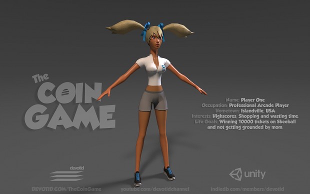 Female Character in The Coin Game