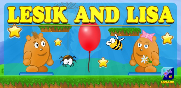 Lesik and Lisa: The adventure on the balloon