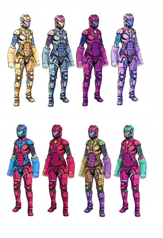 Anti-Force Suit Concepts