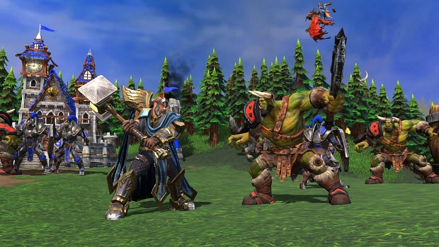 Warcraft III Reforged Human vs O 18