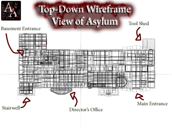 Wireframe of Asylum