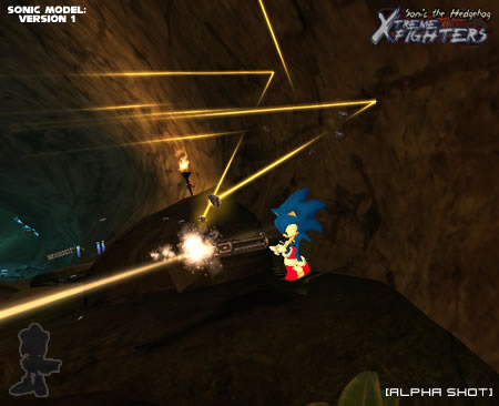 Sonic in a fire fight.