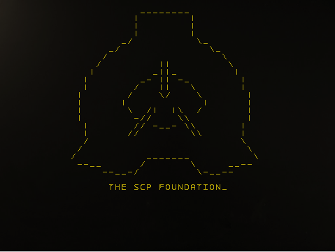 SCP Foundation Logo aski art.