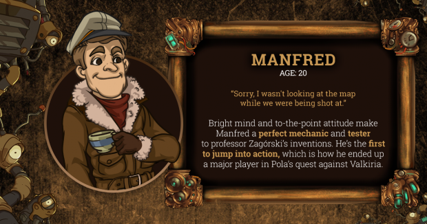 Brassheart Manfred Character Card