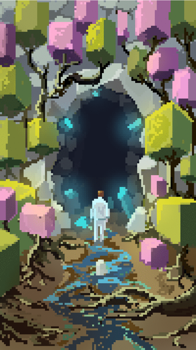 Cave Entrance   GIF 4