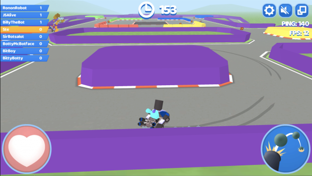 When you get chased by Person (spectator mode) Smash Karts 