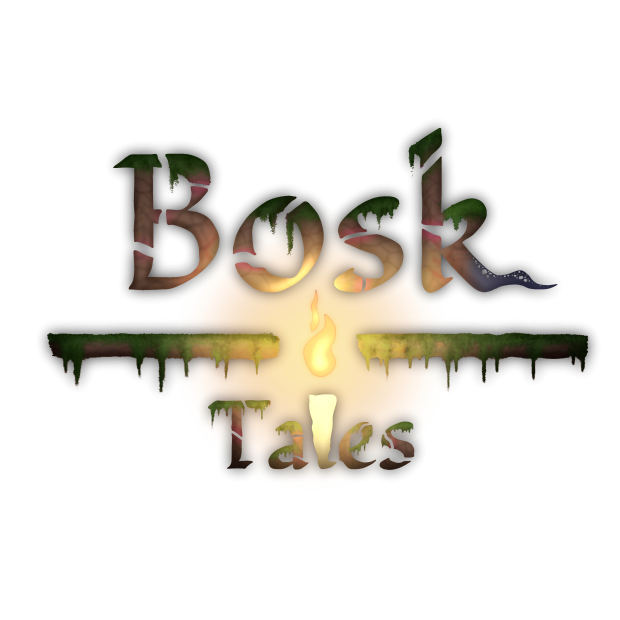 Final logo of "Bosk tales"