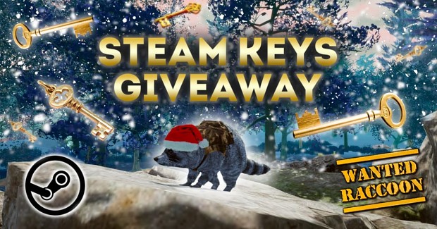Wanted Raccoon Steam keys giveaway!