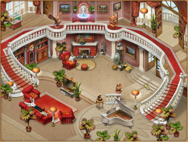 gardenscapes mansion makeover would not load full screen on macbook