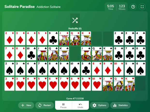 addiction solitaire card games free