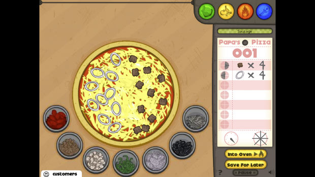 Papa's Pizzeria to go Game not working