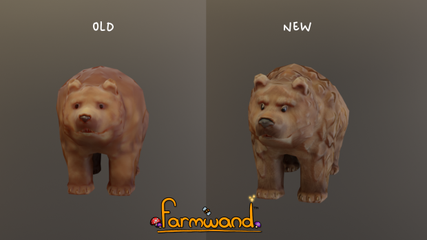 A bear with a makeover!