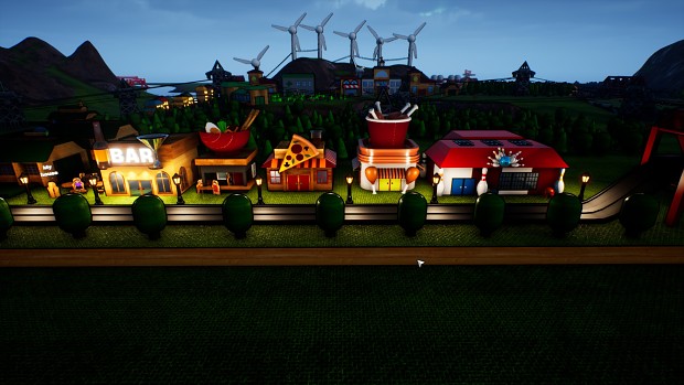 Build various other food sources, entertainment, and transportation