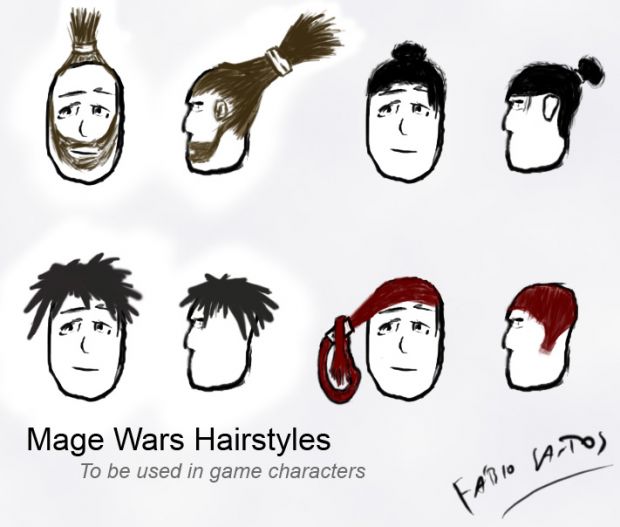 Mage Wars Hairstyles