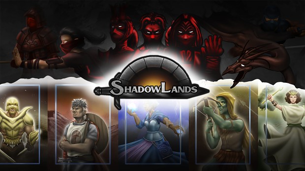 ShadowLands Logo Wallpaper 4k