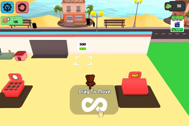 Mini Monkey Mart Gameplay  Bananas Earn You Money - video