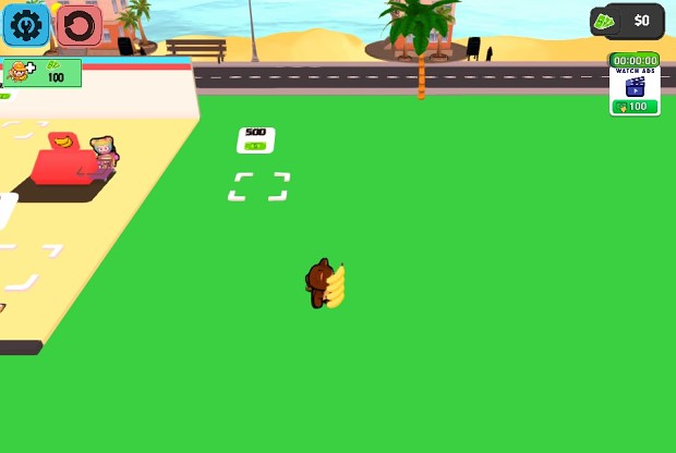 Mini Monkey Mart Gameplay  Bananas Earn You Money - video