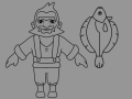 Character Concept - Fish Brawler