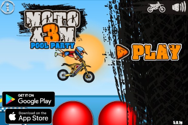 playing MOTO X3M part 1 