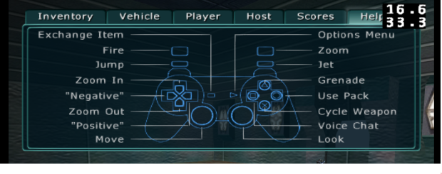 Tribes Aerial Assault Controller Layout