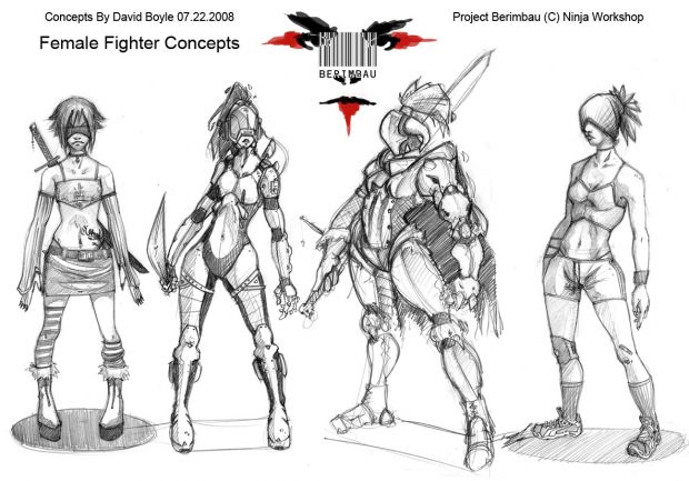 Female Fighter Concepts