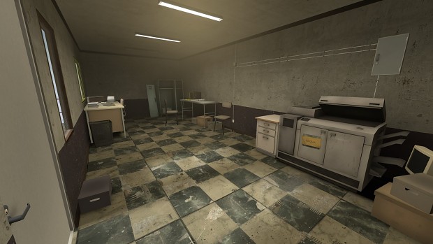 Random abandoned office