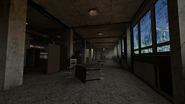 Abandoned office complex