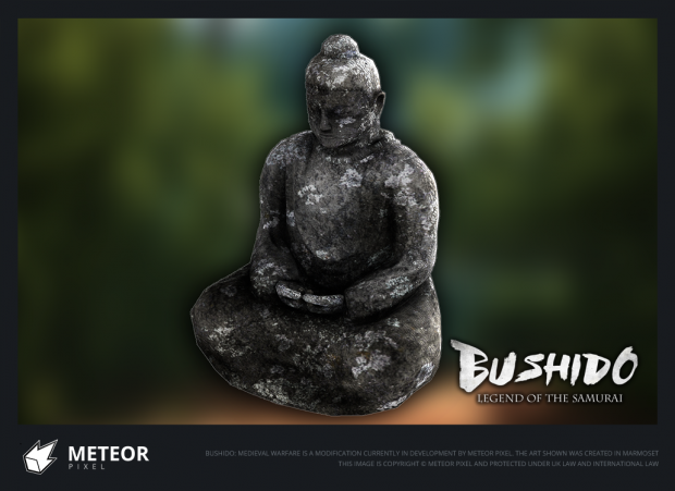 A render of our Buddha statue