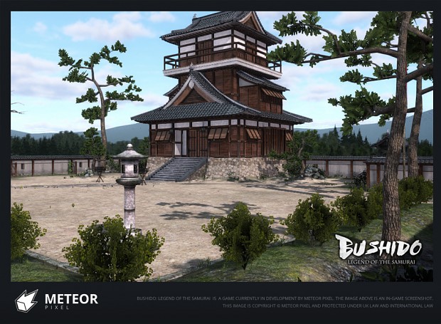 In-game Screenshot 6 - Kamioka Castle scene