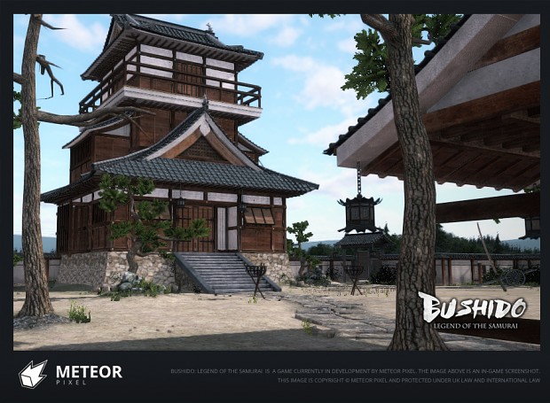 In-game Screenshot 5 - Kamioka Castle scene