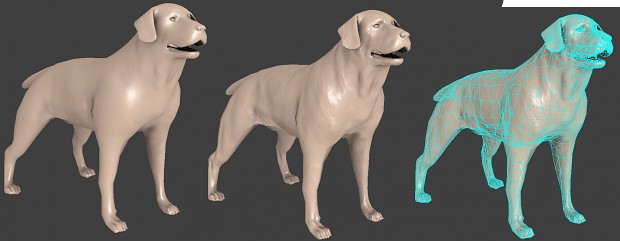 Dog (low-poly model)