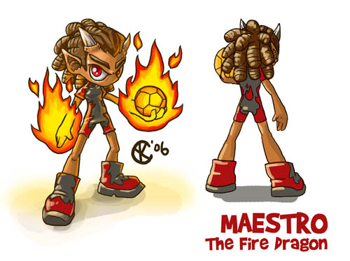 Maestro, the fire dude