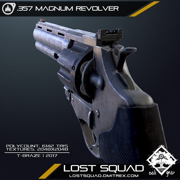 [RENDER] Lost Squad Magnum .357 weapon model