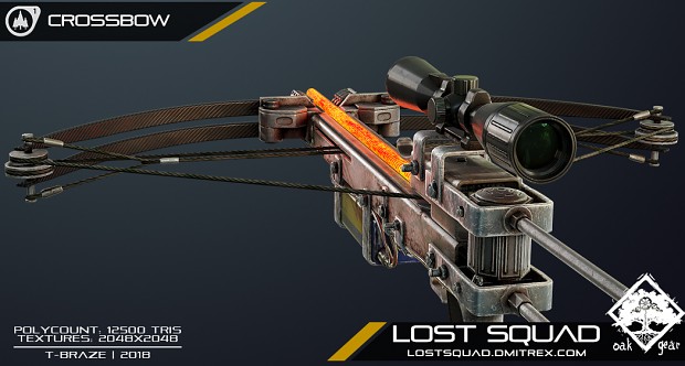 [RENDER] Lost Squad Crossbow weapon model