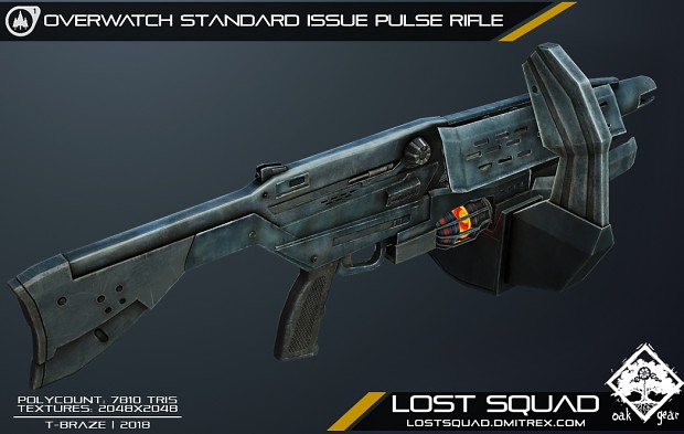 [RENDER] Lost Squad AR2 weapon model