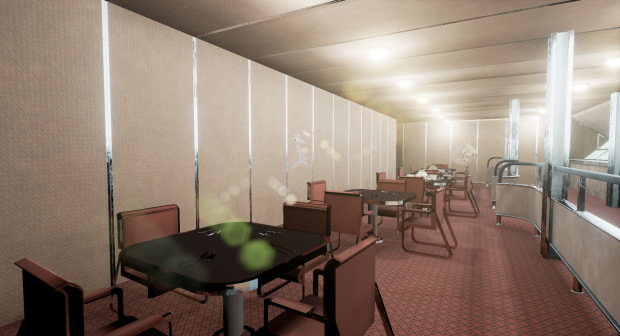Hindenburg-Class Dining Room