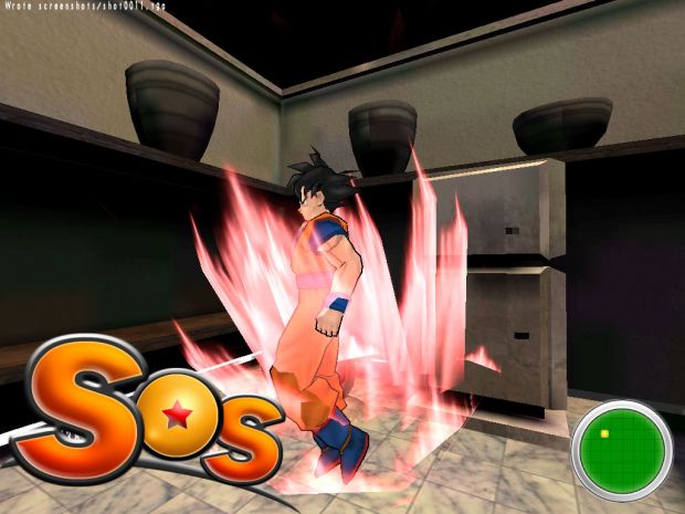 Goku Powering Up