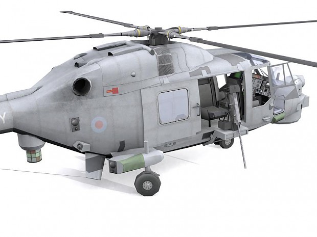 British Lynx Marine Helicopter