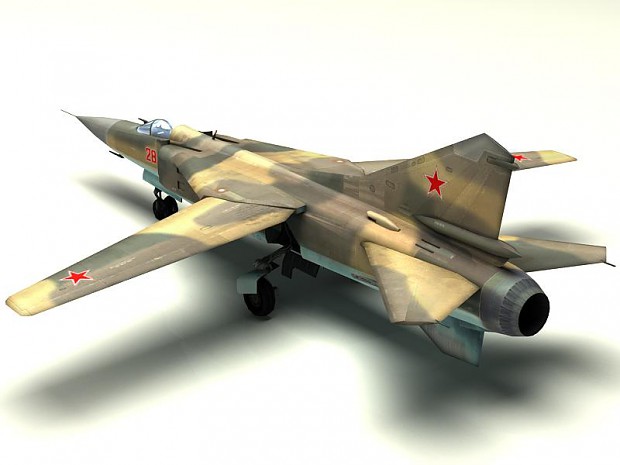 Russian Mig-23 for FPS Games