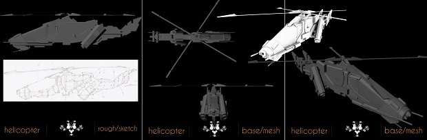 Sci-fi helicopter