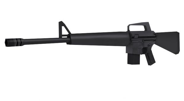 Low Poly M16A1
