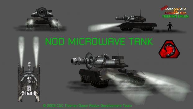 Nod Microwave Tank for C&C Tiberian Dawn Redux