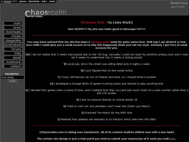 1999 to 2001 - ChaosRealm v1