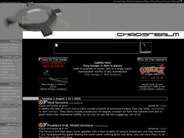 1999 to 2001 - ChaosRealm v2