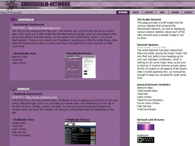 2001 to 2002 - ShockRealm (prototype)
