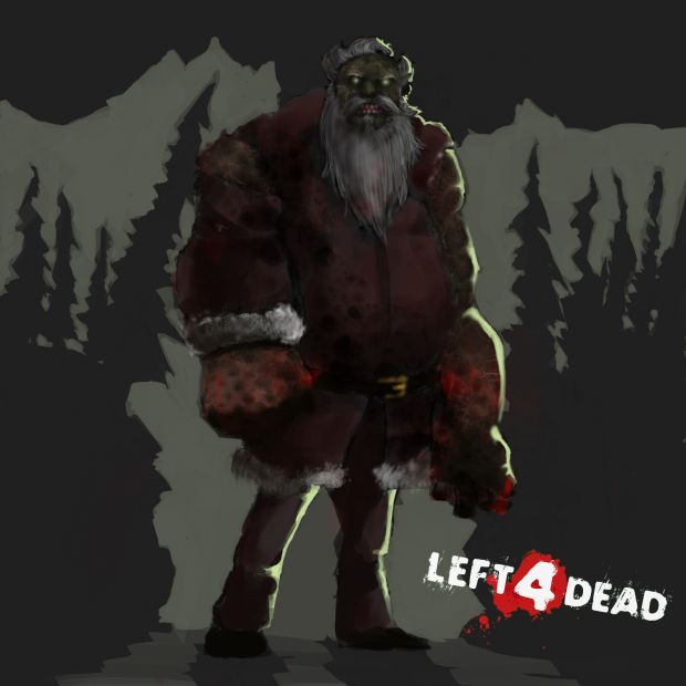 Zombie Boss Santa for L4D Concept Art Competition