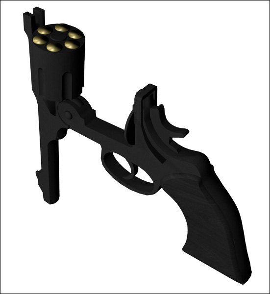 Ska Wars' Pistol model renders
