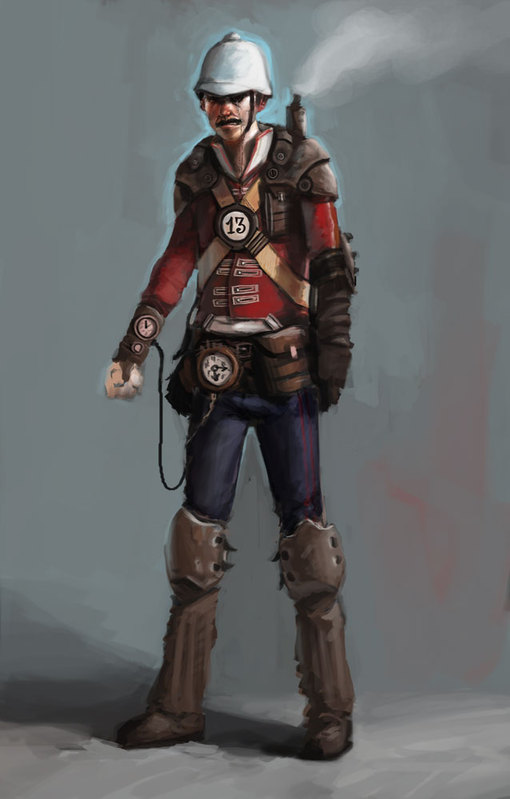 Concept art: first character class image - Project: Steampunk - Mod DB