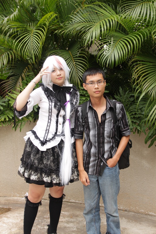 me and cosplay girl :D