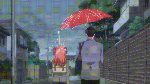 sharing umbrella